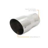 Mishimoto Clamo-On Single Wall Exhaust Tip 5in Outlet - Polished - Mishimoto