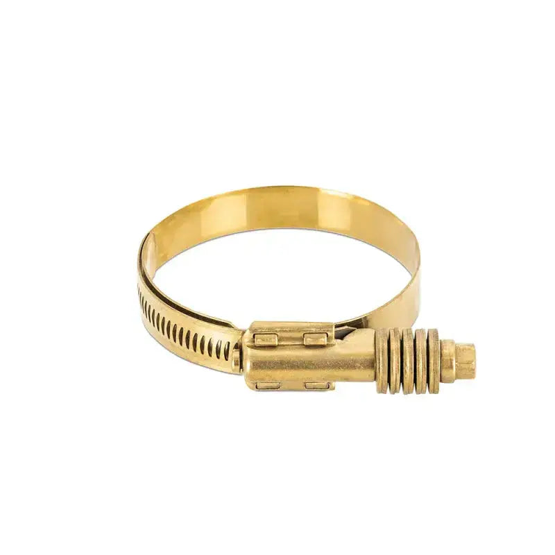 Mishimoto Constant Tension Worm Gear Clamp 2.24in.-3.11in. (57mm-79mm) - Gold - Fabrication