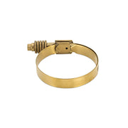 Brass hose clamp Mishimoto constant tension worm gear clamp in gold for reliable sealing