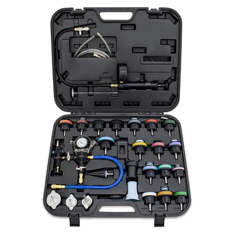 Mishimoto Cooling System Pressure Tester / Vacuum Purge Kit - 28pc - Truck & Automotive