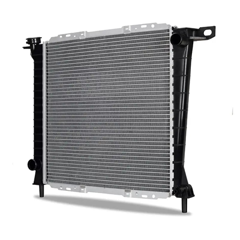 Automotive radiator with black plastic tanks for Mishimoto Ford Bronco replacement