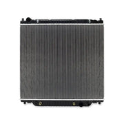 Automotive radiator with cooling fins for Mishimoto Ford Excursion replacement radiator