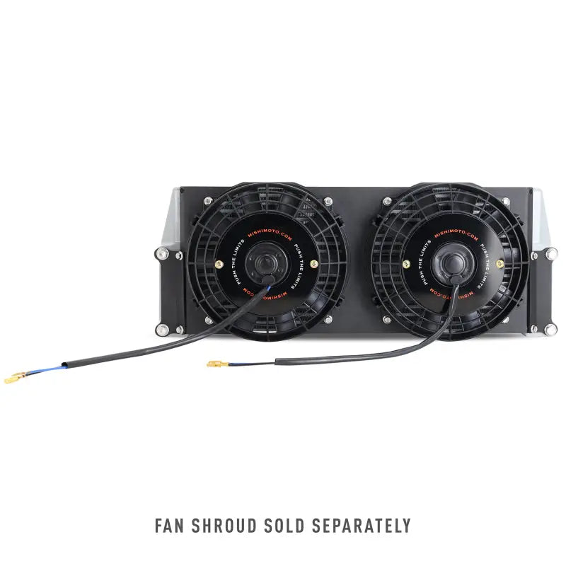 Mishimoto MMOC-SSO-17SL Mishimoto Heavy-Duty Oil Cooler - 17" Same-Side Outlets - Silver