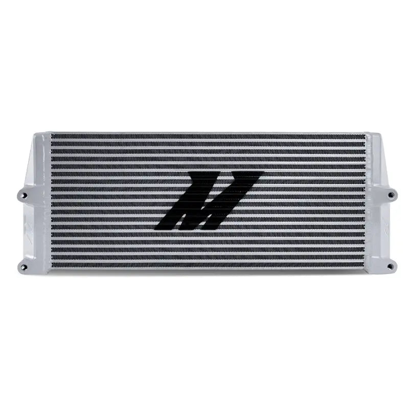 Mishimoto MMOC-SSO-17SL Mishimoto Heavy-Duty Oil Cooler - 17" Same-Side Outlets - Silver