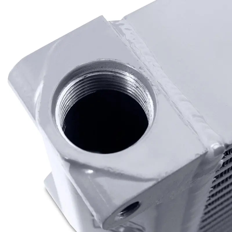 Mishimoto MMOC-SSO-17SL Mishimoto Heavy-Duty Oil Cooler - 17" Same-Side Outlets - Silver