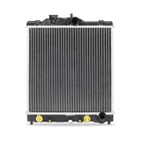 Automotive radiator with plastic end tanks for Mishimoto Honda Civic replacement 1999-2000