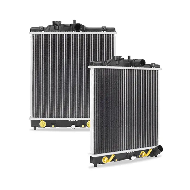 Two Mishimoto Honda Civic replacement radiators for 1999-2000 models
