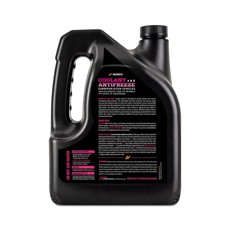 Mishimoto Liquid Chill EG Coolant European/Asian Vehicles Pink/Red - Cooling