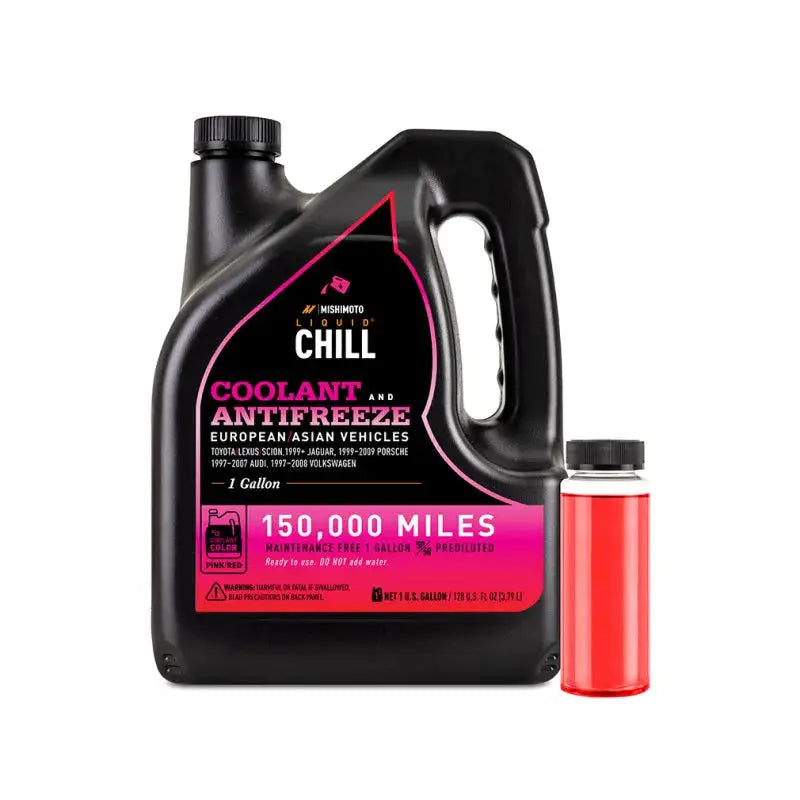 Mishimoto Liquid Chill EG Coolant European/Asian Vehicles Pink/Red - Cooling