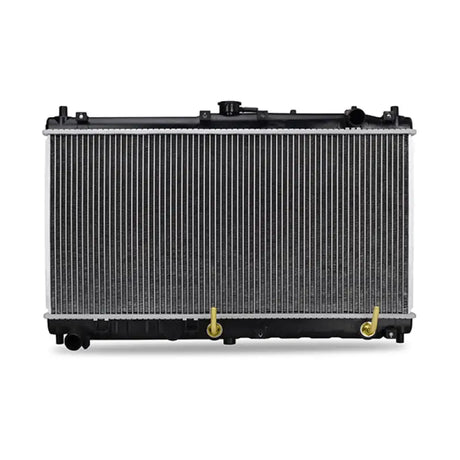 Automotive radiator with cooling fins for Mishimoto Mazda Miata replacement radiator 1999-2005