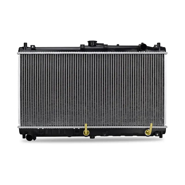 Automotive radiator with cooling fins for Mishimoto Mazda Miata replacement radiator 1999-2005