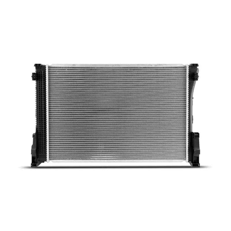 Automotive radiator with black plastic side tanks for Mercedes-Benz SLK250 replacement radiator