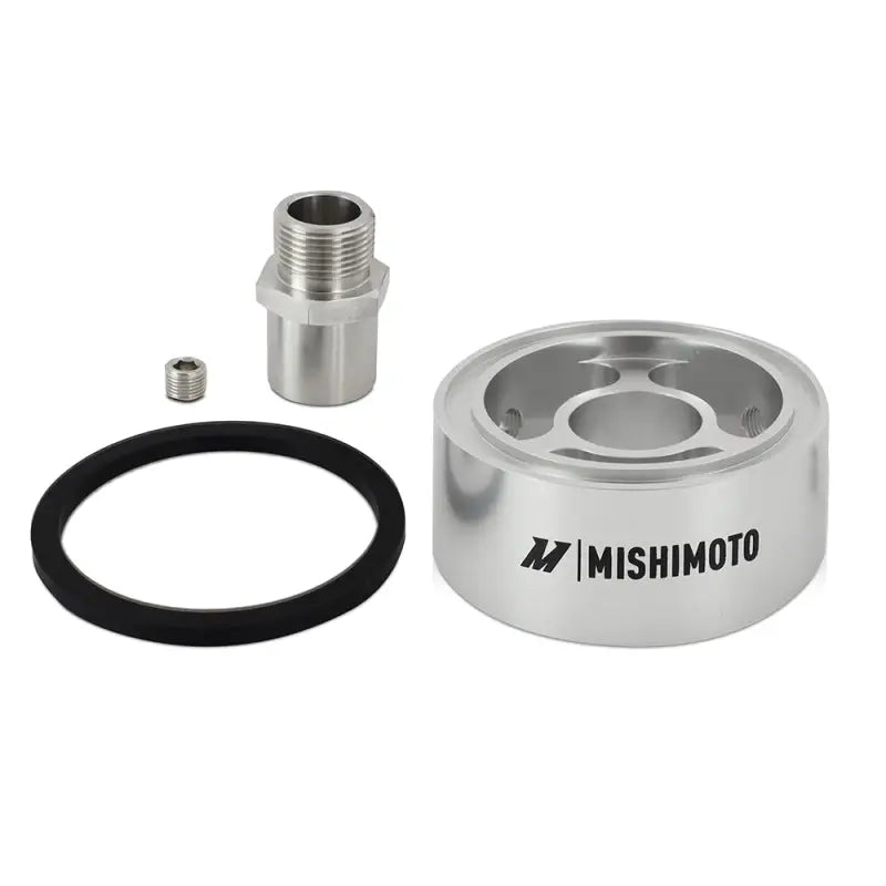 Mishimoto Oil Filter Spacer 32mm M22 x 1.5 Thread - Silver - Truck & Automotive