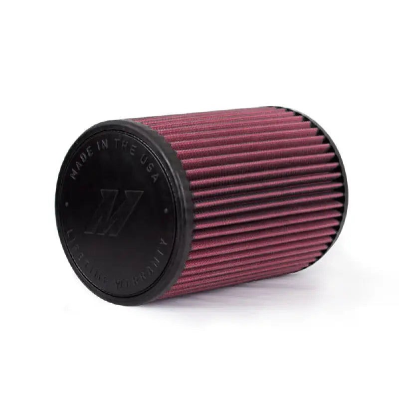 Mishimoto Performance Air Filter - 3.5in Inlet / 8in Length - Truck & Automotive