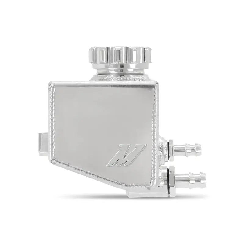 Polished aluminum power steering reservoir for Mishimoto Pontiac GTO G8 upgrade