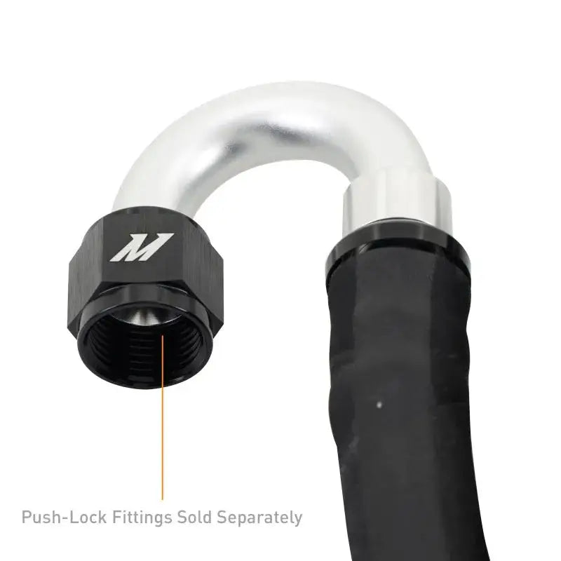Mishimoto Push Lock Hose Black -10AN 120in Length - Fabrication
