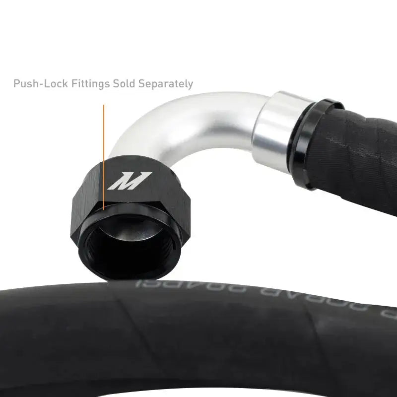 Mishimoto Push Lock Hose Black -12AN 120in Length - Fabrication