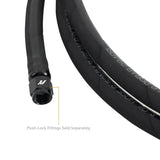 Mishimoto Push Lock Hose Black -4AN 240in Length - Fabrication