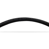 Curved black Mishimoto push lock hose for fuel and oil, -8AN lock hose, 120in