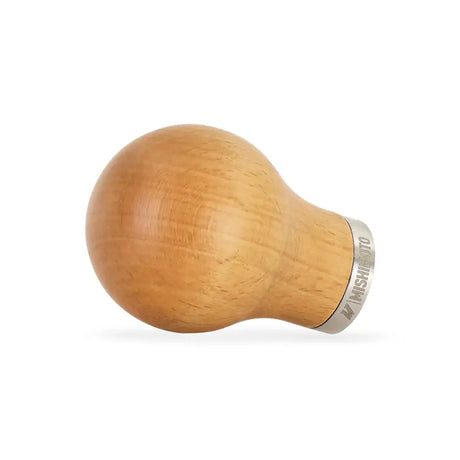 Mishimoto Round Steel Core Wood Shift Knob - Beech - Truck & Automotive