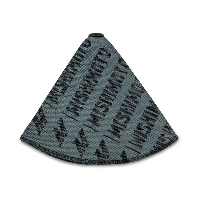 Gray shift boot cover with black logo for Mishimoto Shift Boot Cover + Retainer/Adapter Bundle M12x1.25 Neo