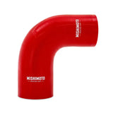 Red silicone reducer coupler 90 degree hose for Mishimoto silicone reducer