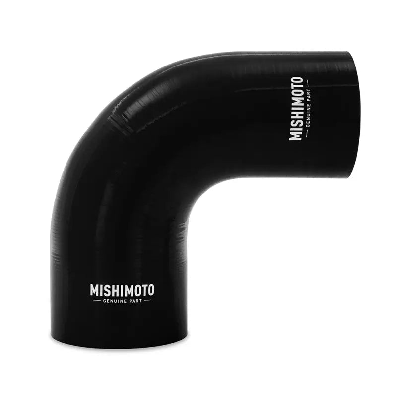 Mishimoto MMCP-R90-3540BK Mishimoto Silicone Reducer Coupler 90 Degree 3.5in to 4in - Black