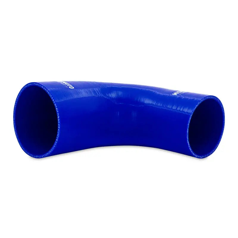 Mishimoto MMCP-R90-3040BL Mishimoto Silicone Reducer Coupler 90 Degree 3in to 4in - Blue