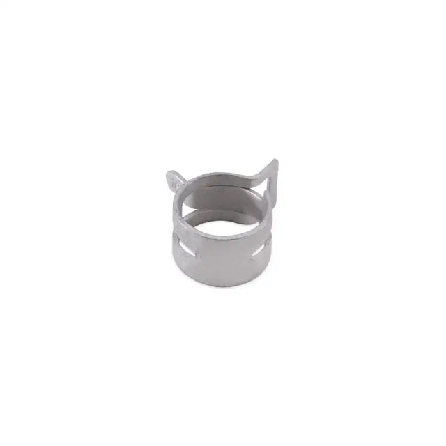 Silver-colored mishimoto spring clamp for hoses, fits 0.76-0.84 inches, durable and easy to install