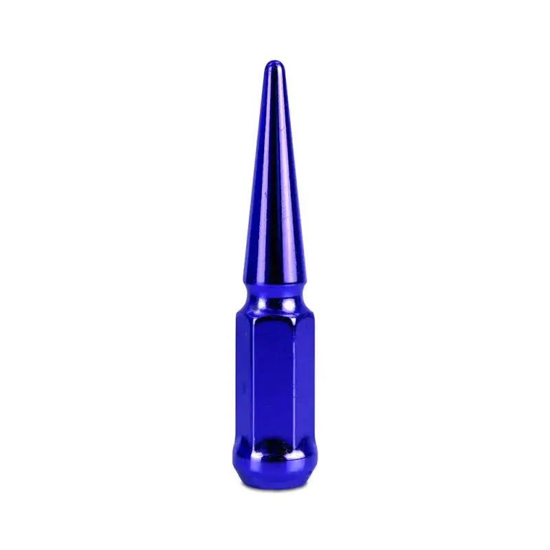 Mishimoto Steel Spiked Lug Nuts M12 x 1.5 24pc Set Blue - Wheel and Tire Accessories