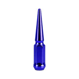 Mishimoto Steel Spiked Lug Nuts M12 x 1.5 24pc Set Blue - Wheel and Tire Accessories