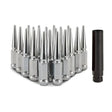 Mishimoto Steel Spiked Lug Nuts M12x1.5 20pc Set - Chrome - Wheel and Tire Accessories