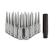 Mishimoto Steel Spiked Lug Nuts M12x1.5 20pc Set - Chrome - Wheel and Tire Accessories