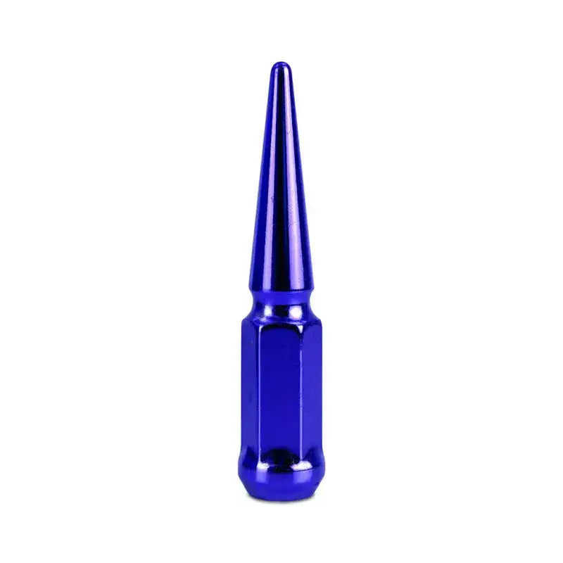 Mishimoto Steel Spiked Lug Nuts M14 x 1.5 24pc Set Blue - Wheel and Tire Accessories