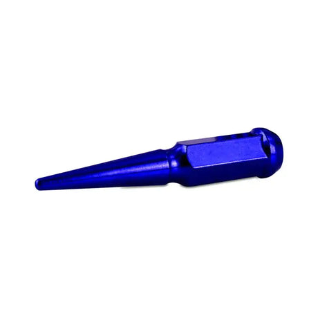 Mishimoto Steel Spiked Lug Nuts M14 x 1.5 24pc Set Blue - Wheel and Tire Accessories