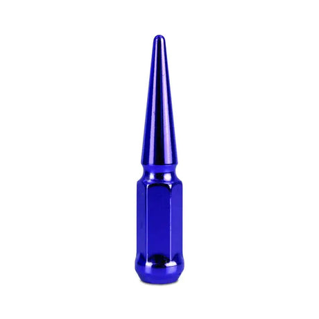 Mishimoto Steel Spiked Lug Nuts M14 x 1.5 32pc Set Blue - Wheel and Tire Accessories