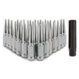 Mishimoto Steel Spiked Lug Nuts M14 x 1.5 32pc Set Chrome - Wheel and Tire Accessories