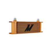 Mishimoto Universal 13-Row Oil Cooler Gold - Truck & Automotive