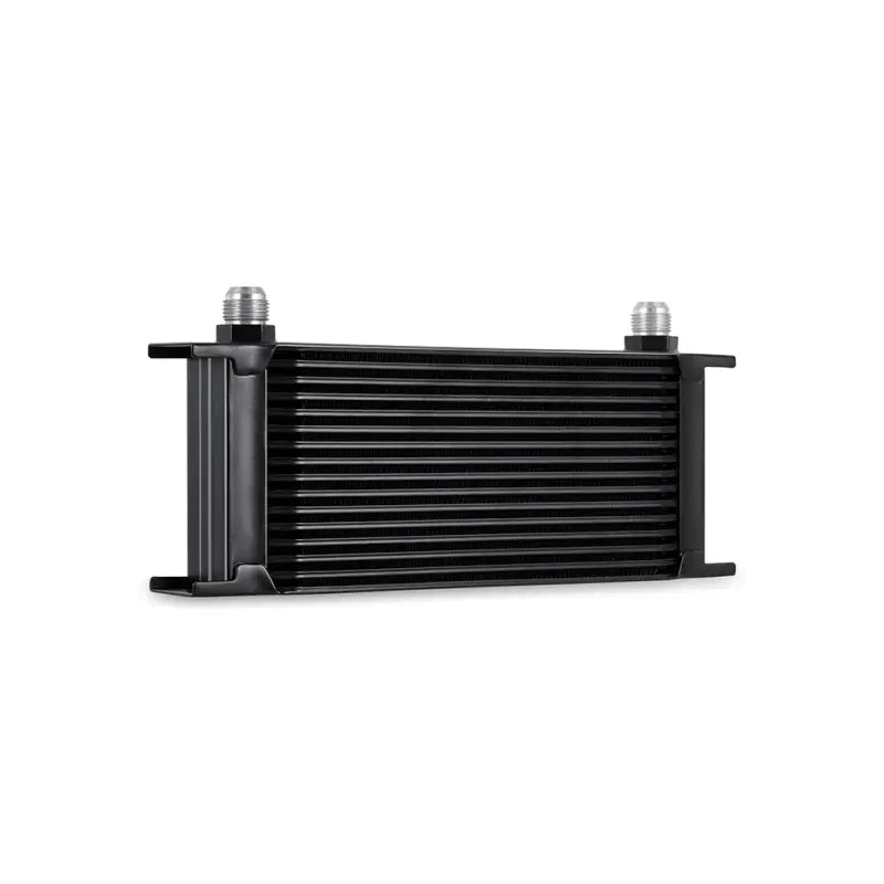 Mishimoto Universal 16 Row Oil Cooler - Black - Truck & Automotive