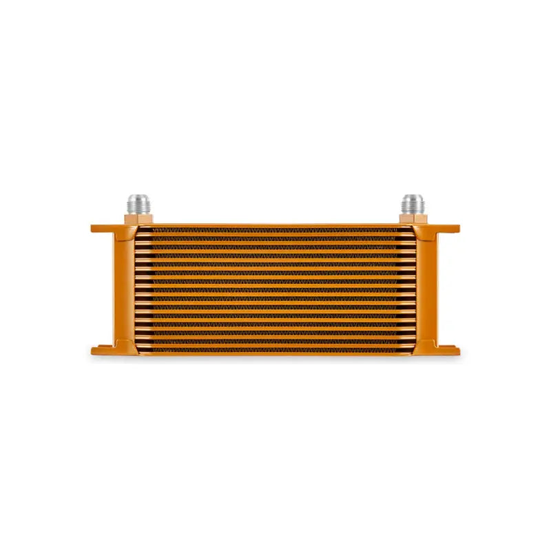 Mishimoto Universal 16-Row Oil Cooler Gold - Truck & Automotive