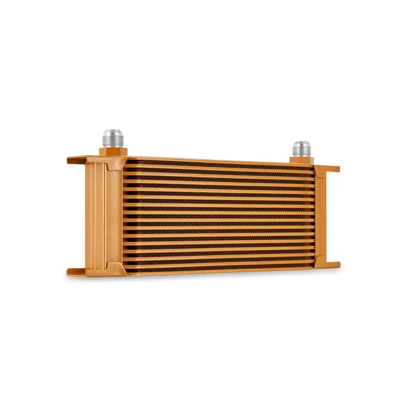 Mishimoto Universal 16-Row Oil Cooler Gold - Truck & Automotive