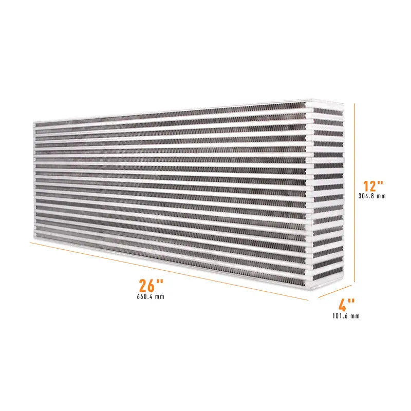 Mishimoto Universal Air-to-Air Intercooler Core - 26in / 12in / 4in - Truck & Automotive