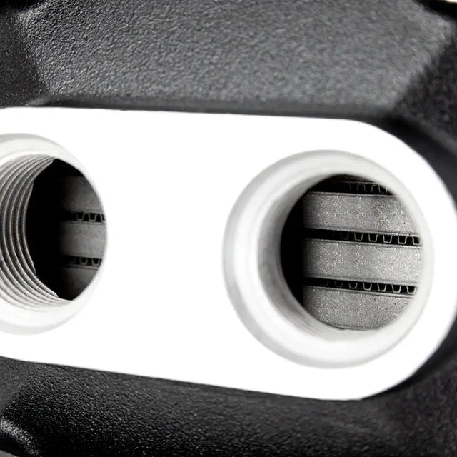 Mishimoto Universal Air-To-Water Intercooler Dual Pass (500hp) - Opposite Side Inlet/Outlet - Truck & Automotive