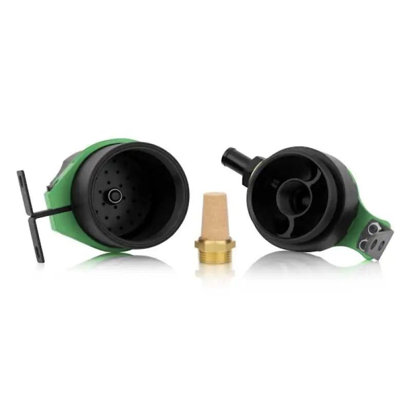Mishimoto Universal Baffled Oil Catch Can - Green 