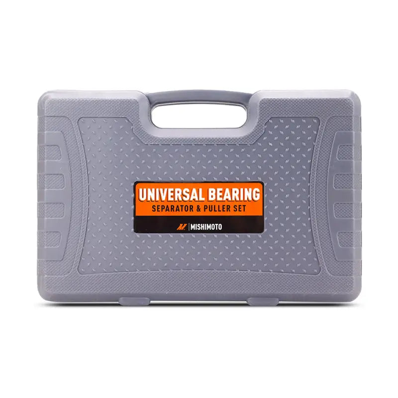 Gray tool case for Mishimoto Universal Bearing Separator and Puller Set