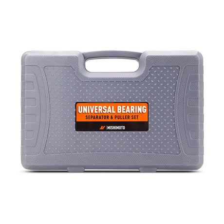 Gray tool case for Mishimoto Universal Bearing Separator and Puller Set