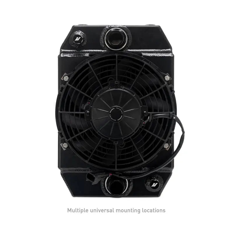 Mishimoto Universal Drag Race Performance Aluminum Radiator - Black - Mishimoto