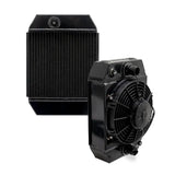 Mishimoto Universal Drag Race Performance Aluminum Radiator - Black - Mishimoto
