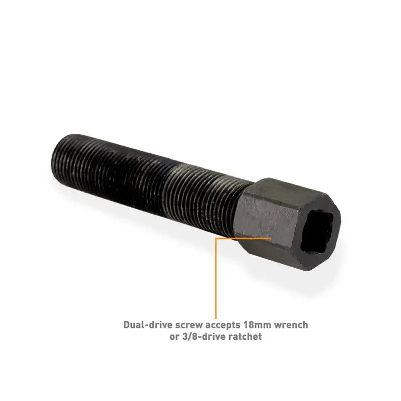 Black threaded dual-drive screw for Mishimoto Universal Harmonic Balancer Puller Kit