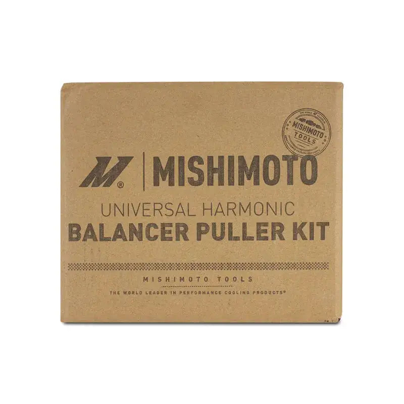 Mishimoto Universal Harmonic Balancer Puller Kit box for easy piston removal
